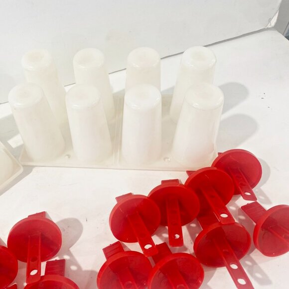 Arrow Plastics Frozen Ice Pop Molds Set of 2 Vintage No Spill Drip Guard USA - Picture 4 of 8